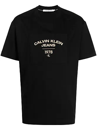 Calvin Klein Jeans CK Logo Monogram All Over Tee Black T-Shirt Men's S  Small NWT