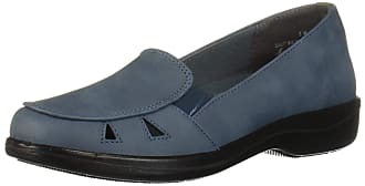 Easy Street Womens Julie Comfort Slip on Casual Ballet Flat, Denim, 6.5 W US