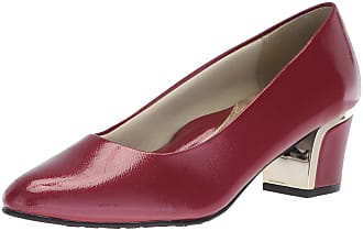 Soft Style womens Deanna Pump, Tibetan Red Crosshatch Patent, 6 X-Wide US