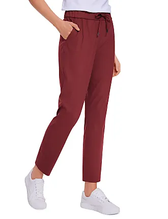 CRZ YOGA 4-Way Stretch Golf Pants for Women Tall 31, Travel Casual  Sweatpants Lounge Workout