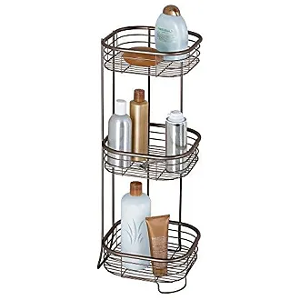 iDesign Vine Metal Wire Hanging Shower Caddy, Extra Wide Caddy