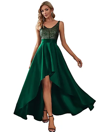  Ever-Pretty Women's Plus Size Long Side Slit Chiffon Trendy Formal  Dress Black US14 : Clothing, Shoes & Jewelry