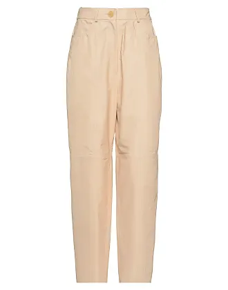 Pantaloni in pelle da donna beige Bolf J1296 BEIGE