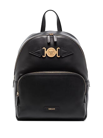 19V69 ITALIA by Alessandro Versace Smooth Texture Faux Leather Backpack for  Women with Detachable Strap - Navy , Laptop Backpack , Backpack Purse 