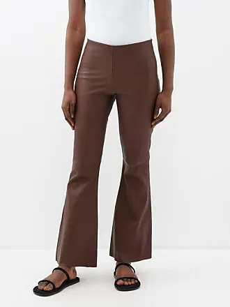 Goes Brown Leather Pants | Brown Leather Clothing Women | Black Leather  Cargo Trousers - Pants & Capris - Aliexpress