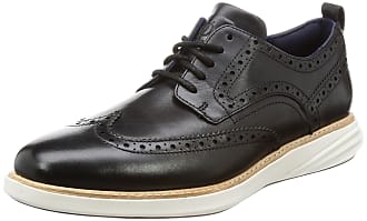 Cole Haan Mens Grand Evolution Shortwing Oxford, Black/Ivory, 11.5 Medium US