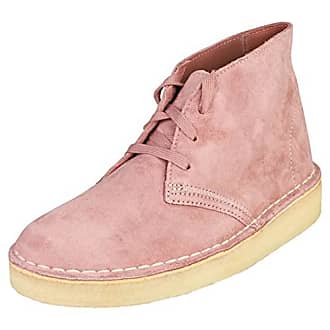 Clarks Wildleder Oxford-Schuhe in Pink Damen Schuhe Flache Schuhe Schnürschuhe und Schnürstiefel 
