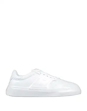 Hogan 630 metallic-panelled sneakers - White