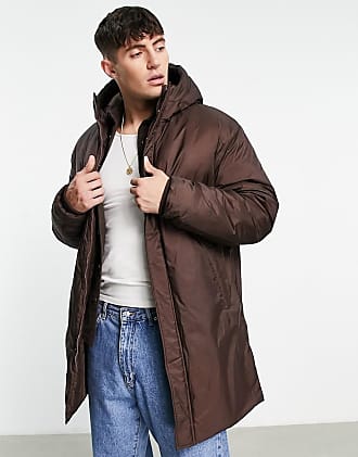 ASOS jersey-jacke mit durchgehendem reißverschluss und farbblockdesign in Braun für Herren Herren Bekleidung Jacken Freizeitjacken 