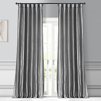 Grey Eyelet Curtains Silver Faux Silk Eastern Palace Sequin Ring Top Pairs 