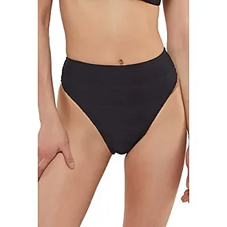 Black Bandeau Bikini Swim Bathing Suit Jessica Simpson VENICE BEACH L