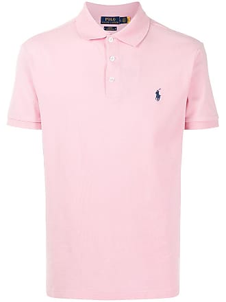 pink polo for men