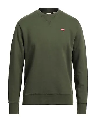 Green Levi's Crew Neck Jumpers for Men
