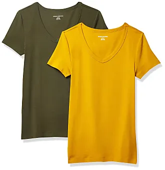 Hanes Womens Originals Long Sleeve Cotton V-Neck T-Shirt, Lightweight V-Neck  Tee, Modern Fit, Allgood Gold, X-Small : : Clothing, Shoes &  Accessories