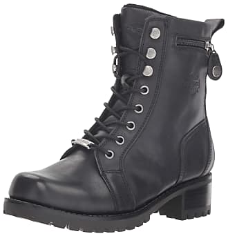Harley-Davidson Womens Amesbury Waterproof BLK or BWN Motorcycle Boots D87176
