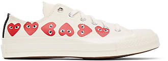 Comme Des Garçons Off-White Converse Edition Multiple Hearts Chuck 70 Low Sneakers