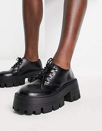 Chaussures à lacets Cult en coloris Noir Femme Chaussures Chaussures plates Chaussures et bottes à lacets 