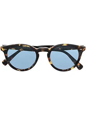 Oliver Peoples - Occhiali da sole tondi in metallo unisex oro