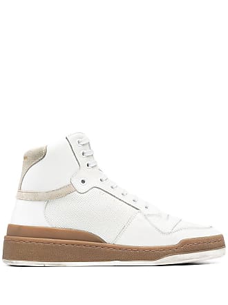 Saint Laurent SL24 high-top sneakers - women - Calf LeatherFabric/Rubber/Calf Leather - 35.5 - White