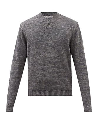 V-Neck Sweaters for Men in Gray − Now: Shop up to −70% | Stylight