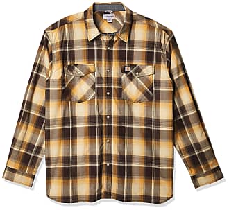 Carhartt 105702 Loose Fit Midweight Plaid Shirt for Men | Navy | Size Medium/R