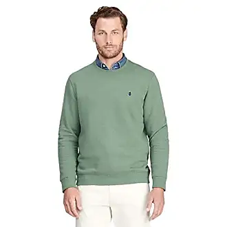 IZOD Men's Premium Essentials Quarter Zip Solid 12 Gauge Sweater