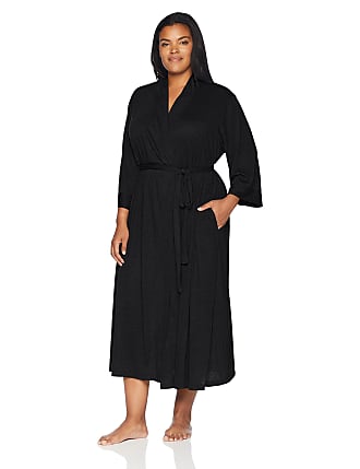 Natori Womens Plus Size Shangri-la Solid Knit Robe