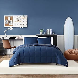 Cathay Home Navy & Regatta Reversible Comforter Set King