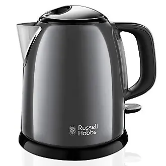 Russell Hobbs Bouilloire Electrique [Compacte & Elegante] Adventure (1L,  2400W, Ebullition rapide,filtre anticalcaire lavable,Marques pour 1/2/3