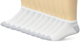 Hanes Ultimate Mens 10-Pack Low-Cut Socks, White, Sock Size: 10-13/Shoe Size:6-12