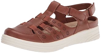 Easy Street womens Rozene Mary Jane Flat, Cognac, 7.5 Wide US