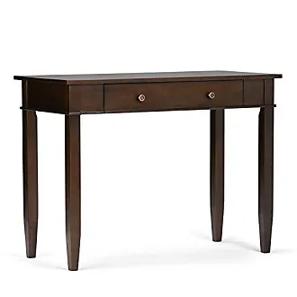 Expandable Modern Desk with Storage Mahogany - Techni Mobili