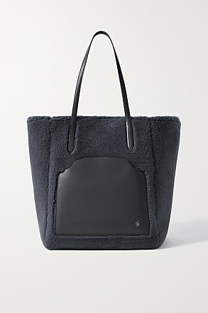 LORO PIANA Happy Day large leather-trimmed felt tote