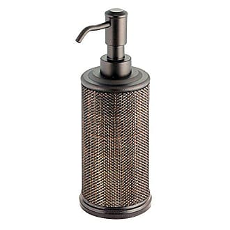 iDesign Metro Soap Pump Bottle Bronze Aluminium Soap Dispenser with Pump Head 