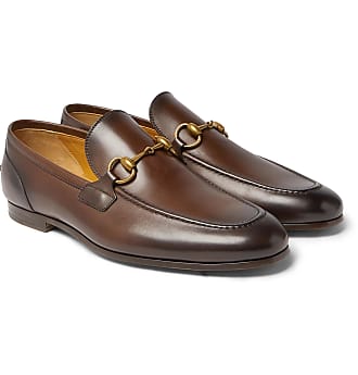 mens gucci loafers brown