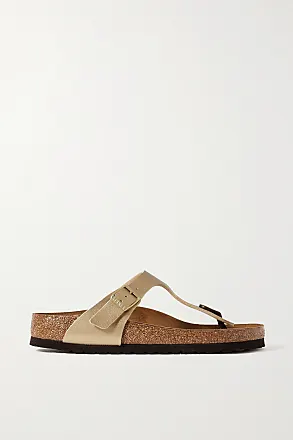 Birkenstock - Arizona Big Buckle Papilio Shearling Sandals - Black - IT37 - Net A Porter