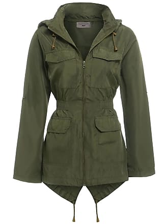 ladies khaki raincoat