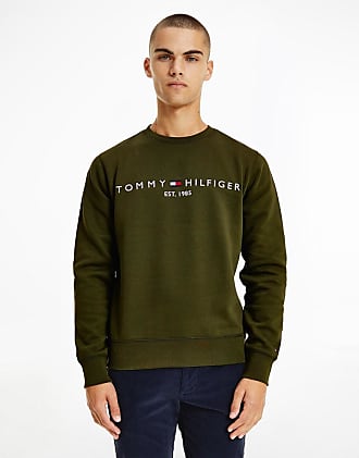Tommy Hilfiger Mens Structured Cotton Crew Neck Sweatshirt