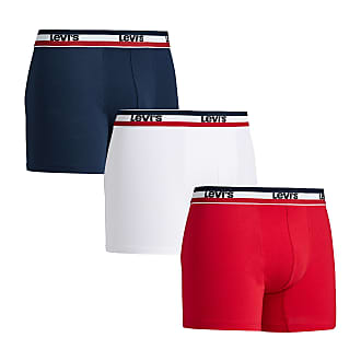 Levi's Sportswear Logo 3 Pack Mens Boxer Shorts - White / Blue / Red