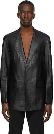 Leather Jackets for Men in Black − Now: Shop up to −54% | Stylight