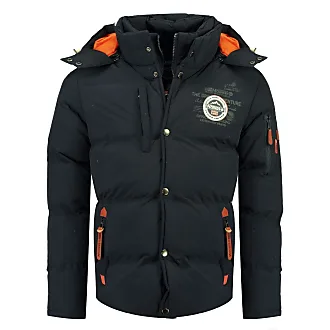 Geographical Norway Piumino Bomber Parka Outdoor Cappuccio Nero Uomo – Looev