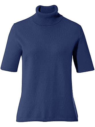 Peter Hahn Damen Kleidung Pullover & Strickjacken Pullover Rollkragenpullover Rollkragen-Pullover aus 100% Premium-Kaschmir blau 