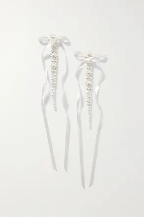Xl Ribbon Drip Pearl Earrings By Simone Rocha, Moda Operandi in 2023