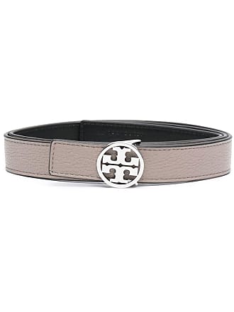 Tory Burch Women's 1 Miller Reversible Belt, Black/Gold, XS at