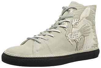 Frye Mens Gates High Tiger Tattoo Fashion Sneaker, White, 10.5 D US