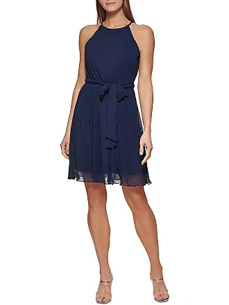 Donna Karan Dresses Dark blue Viscose Elastane ref.848566 - Joli Closet