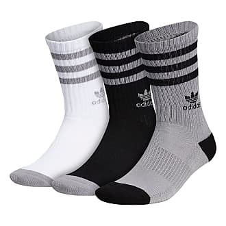 adidas Originals Cotton Three Pack Mid Cut Crew Socks Gre in Grey for Men Grey Mens Clothing Underwear Socks 