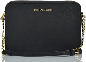 Maluna Store - Michael Kors Black Large Gusset Crossbody Body Bag