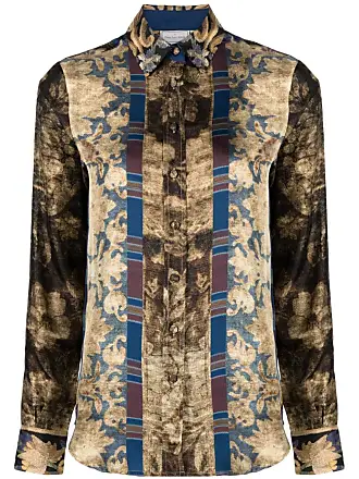 Pierre-Louis Mascia Camicia floral-print shirt - Black