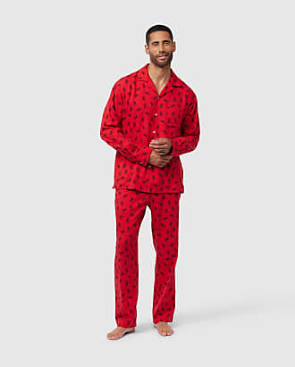 Victoria secret Red Fireside Thermal Pajama Set Button-down Top